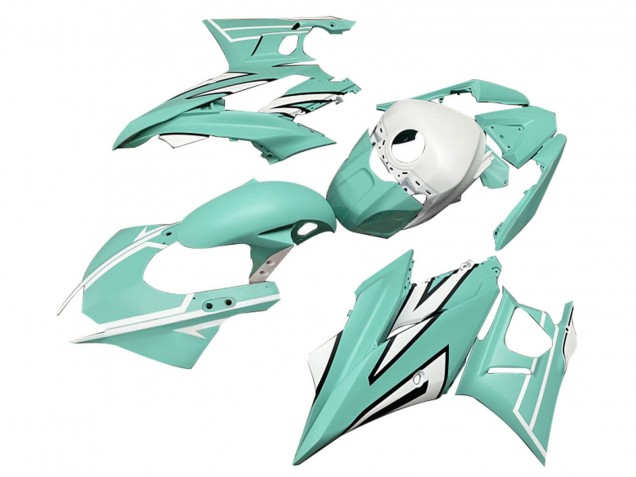 Carenados Moto Yamaha YZF R3/R25 2019-2021 - Verde Claro Blanco Negro