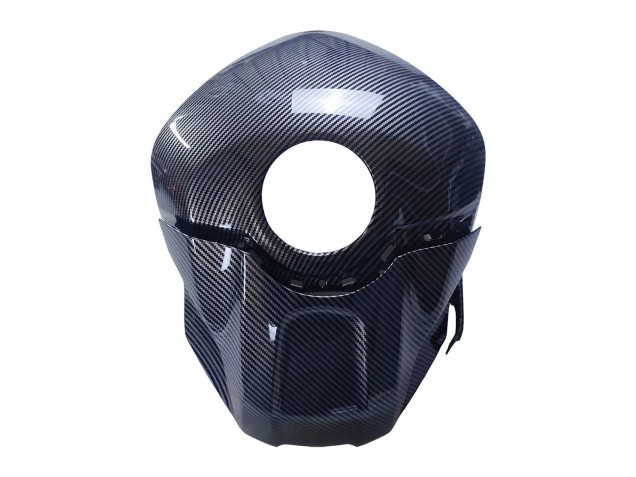 Carenados Moto Yamaha YZF R3/R25 2022-2024 - Negro FibraCarbono Estilo Oro Rojo ABBOT