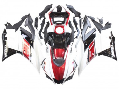 Carenados Moto Yamaha YZF R3/R25 2022-2024 - Blanco Rojo Negro Yamalube
