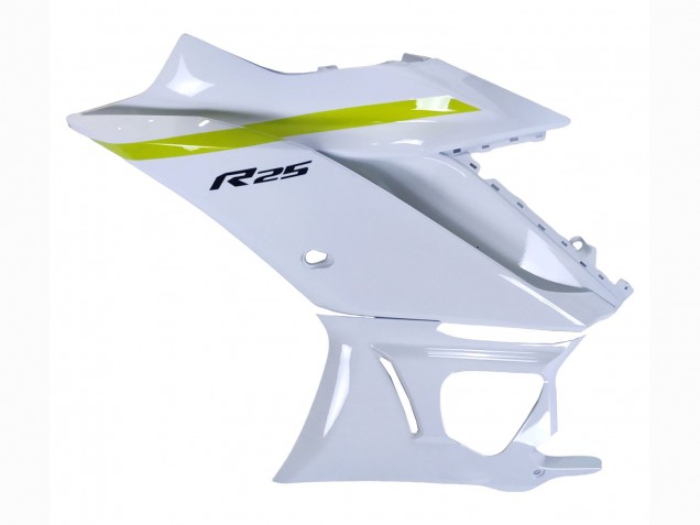 Carenados Moto Yamaha YZF R3/R25 2022-2024 - Blanco Amarillo Negro