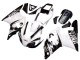 Carenados Moto Yamaha YZF 1000 R1 1998-1999 - Blanco Negro Brillante