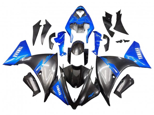 Carenados Moto Yamaha YZF 1000 R1 2012-2014 - Azul Negro Brillante