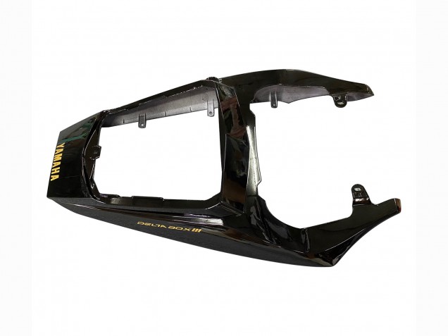 Carenados Moto Yamaha YZF R6 2003-2004 - Negro Brillante Negro Mate Oro Calcomanías