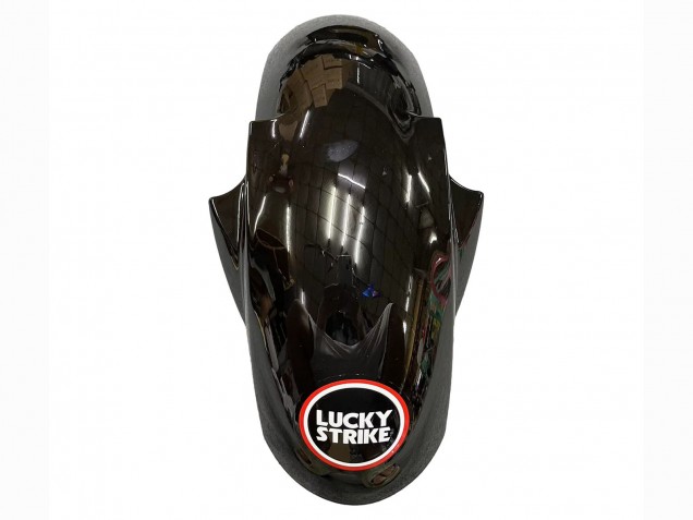 Carenados Moto Yamaha YZF 600 R6 2005 - Negro Brillante Blanco Lucky Strike Motul