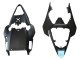 Carenados Moto Yamaha YZF 600 R6 2008-2016 - Azul Claro Negro Mate Petronas ENEOS