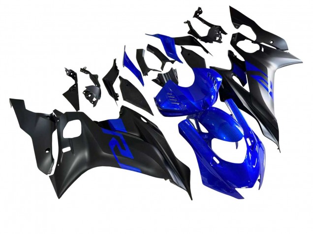 Carenados Moto Yamaha YZF 600 R6 2017-2023 - Azul Negro Mate