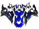 Carenados Moto Yamaha YZF 600 R6 2017-2023 - Azul Negro Mate