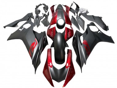 Carenados Moto Yamaha YZF 600 R6 2017-2023 - Rojo Negro Mate