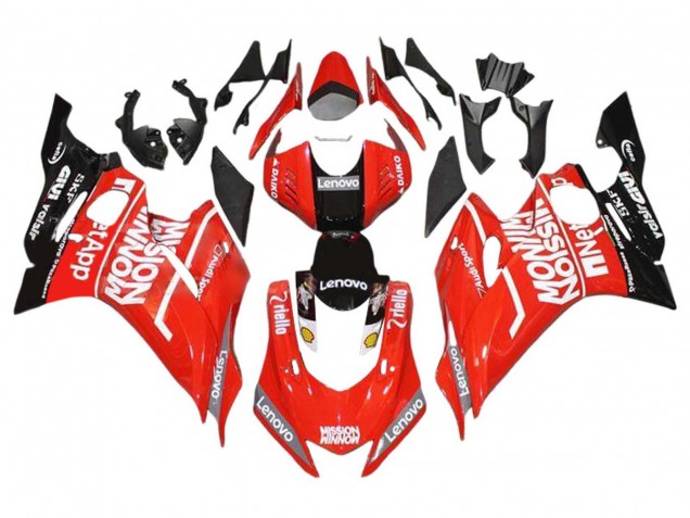 Carenados Moto Yamaha YZF 600 R6 2017-2023 - Rojo Negro