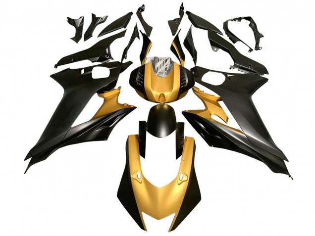 Carenados Moto Yamaha YZF 600 R6 2017-2023 - Oro Negro Mate