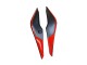 Carenados Moto Honda CBR250RR 2011-2015 - Negro Mate Rojo Raya
