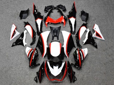 Carenados Moto Kawasaki Z1000 2014-2019 - Negro Brillante Blanco Rojo