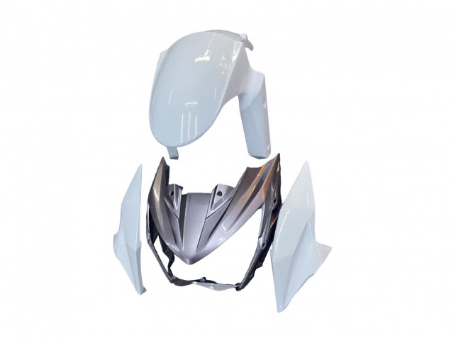 Carenados Moto Kawasaki Z800 2013-2018 - Blanco Verde Plata Negro