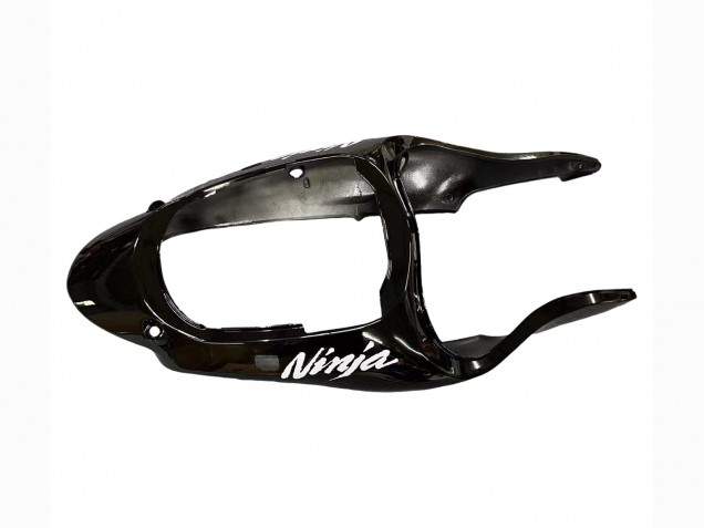 Carenados Moto Kawasaki ZX9R 2000-2001 - Negro Brillante Azul Llama Blanco