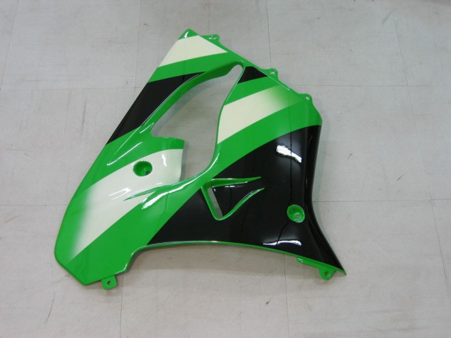 Carenados Moto Kawasaki ZX9R 2000-2001 - Verde Plata Negro