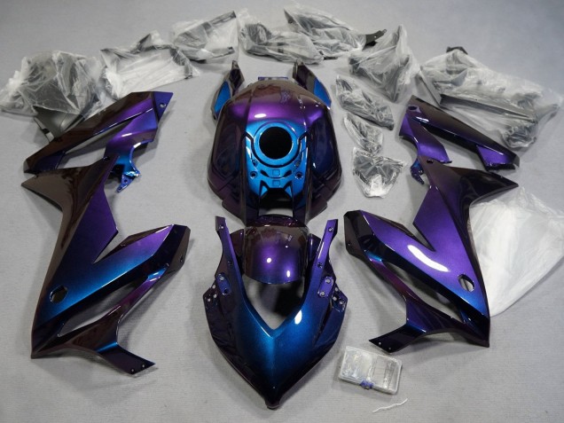 Carenados Moto Honda CBR650R 2021-2023 - Camaleón Azul Púrpura