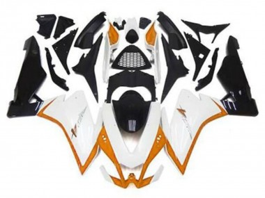 Carenados Moto Aprilia RSV4 1000 2009-2015 - Blanco Naranja Negro