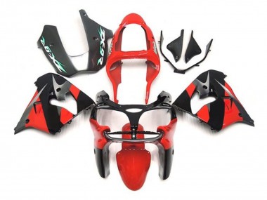 Carenados Moto Kawasaki ZX9R 2002-2003 - Rojo Negro Plata