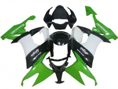 Carenado Moto Kawasaki ZX10R 2008-2010 - Verde Blanco Negro