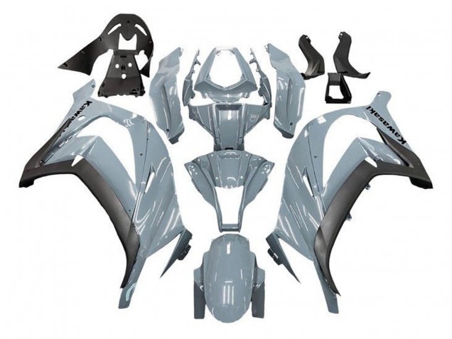 Carenados Moto Kawasaki ZX10R 2011-2015 - Nardo Gris Negro Mate