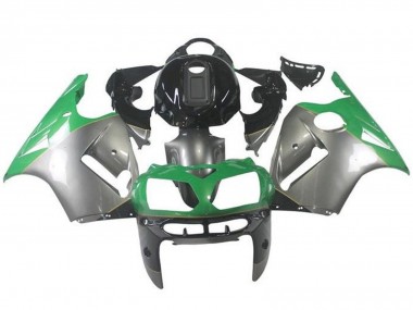 Carenados Moto Kawasaki ZX12R 2002-2006 - Plata Verde Negro