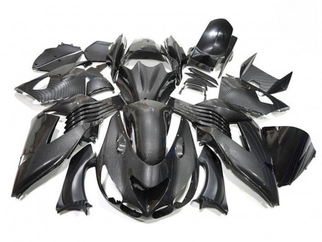 Carenados Moto Kawasaki ZX14R ZZR1400 2006-2011 - Falso FibraCarbono
