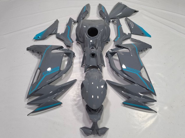 Carenados Moto Kawasaki Ninja 650 EX650 2020-2024 - Gris Azul