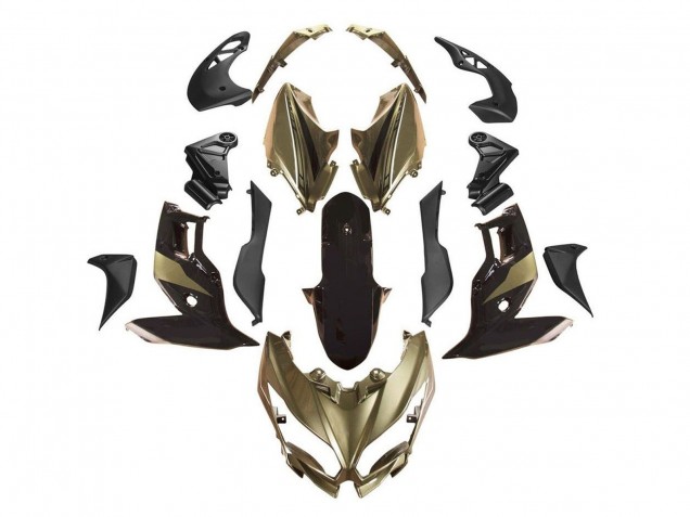 Carenados Moto Kawasaki Versys 650 2015-2021 - Oro Negro