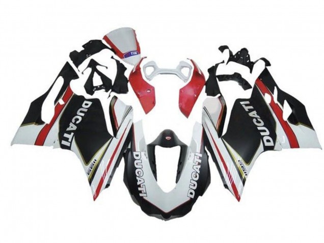 Carenados Moto Ducati Panigale 1199 2011-2014 - Blanco Rojo Negro Mate
