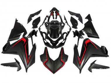 Carenados Moto Honda CBR500R 2019-2021 - Negro Mate Rojo