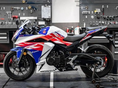 Carenados Moto Honda CBR400R 2022 - Blanco Rojo Azul