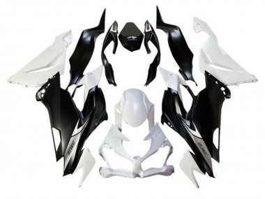 Carenados Moto Kawasaki ZX6R 2019-2022 - Blanco Negro Mate