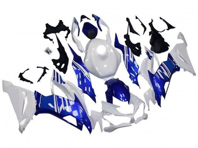 Carenados Moto Kawasaki ZX6R 2019-2022 - Blanco Azul