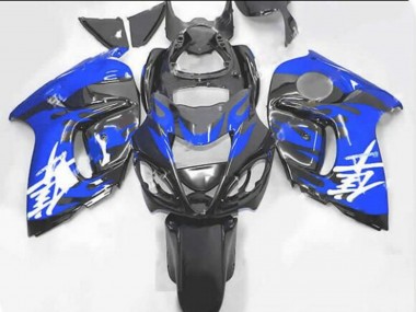 Carenados Moto Suzuki GSXR 1300 Hayabusa 2008-2020 - Negro Azul Llama