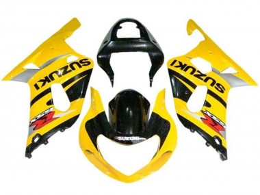Carenados Moto Suzuki GSXR1000 2000-2002 - Amarillo Gris Negro