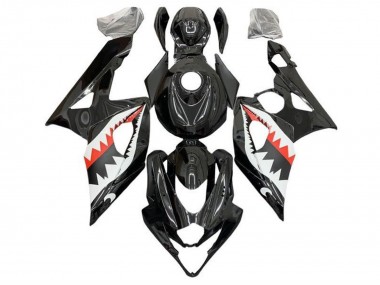 Carenados Moto Suzuki GSXR 1000 2005-2006 - Negro Blanco Rojo Tiburón