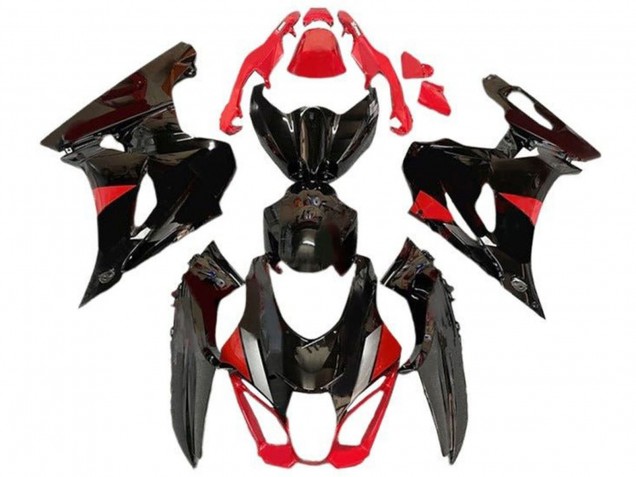 Carenados Moto Suzuki GSXR1000 2017-2024 - Negro Rojo Gris