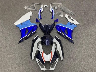Carenados Moto Suzuki GSXR1000 2017-2024 - Blanco Triple Azul Rojo
