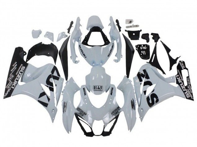 Carenados Moto Suzuki GSXR1000 2017-2024 - Blanco Negro