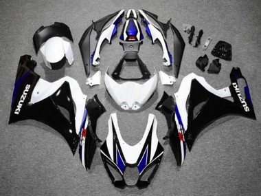 Carenados Moto Suzuki GSXR1000 2017-2024 - Blanco Azul Negro