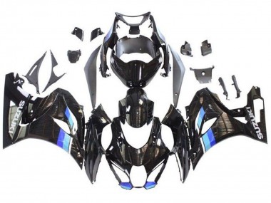 Carenados Moto Suzuki GSXR1000 2017-2024 - Negro Azul Raya