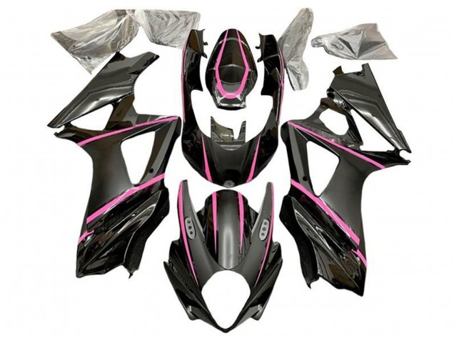 Carenados Moto Suzuki GSXR 1000 2007-2008 - Negro Mate Rosa