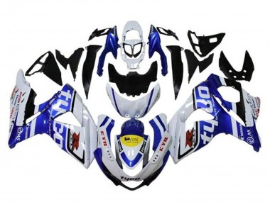 Carenados Moto Suzuki GSXR 1000 2009-2016 - Blanco Azul Amarillo Negro Tyco