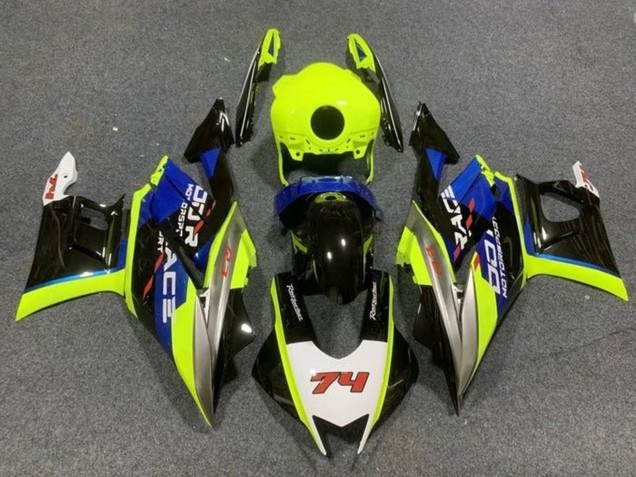 Carenados Moto Yamaha YZF R3/R25 2019-2021 - Neon Amarillo Blanco Azul Negro 74