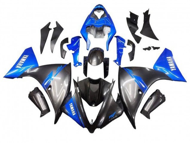 Carenados Moto Yamaha YZF 1000 R1 2009-2011 - Azul Gris Negro