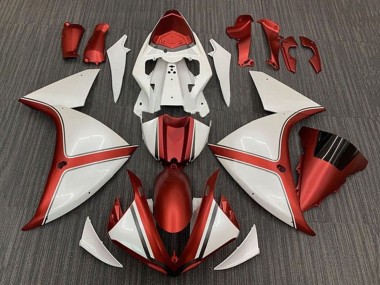 Carenado Moto Yamaha YZF 1000 R1 2009-2011 - Blanco Rojo