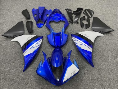 Carenados Moto Yamaha YZF 1000 R1 2012-2014 - Azul Blanco Negro