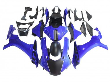 Carenados Moto Yamaha YZF 1000 R1 2015-2019 - Azul Negro Mate