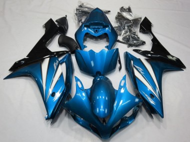 Carenados Moto Yamaha YZF 1000 R1 2007-2008 - Azul Blanco Negro