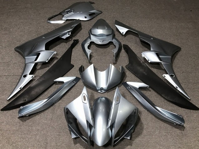 Carenados Moto Yamaha YZF R6 2006-2007 - Plata Negro Mate